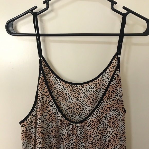 Kensie Women Animal Print Sleeveless Night Dress, Brown and Black Combo size XL - Picture 9 of 13